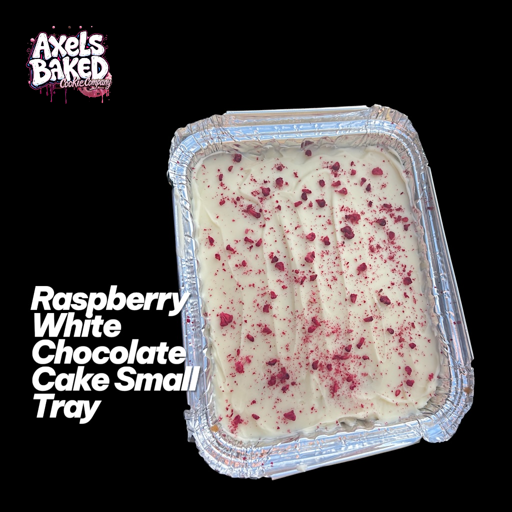 Raspberry White Chocolate Cake Trays